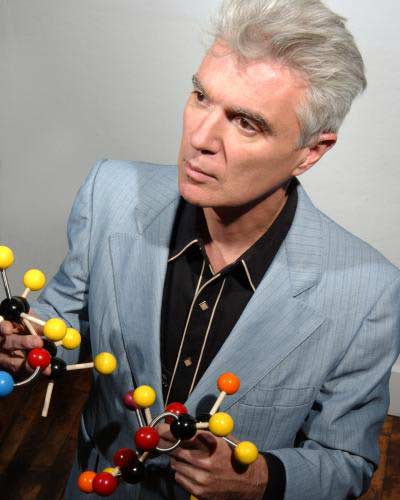 Just David Byrne and PowerPoint