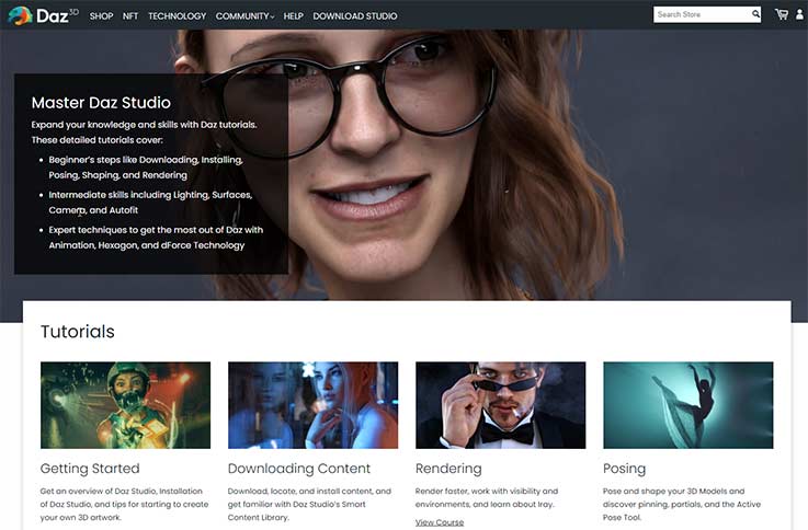 Daz 3D Studio Visual Guide