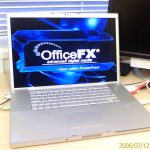 OfficeFX running on a MacBook Pro