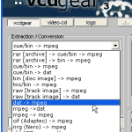 Convert VideoCD DAT Movies To MPEG
