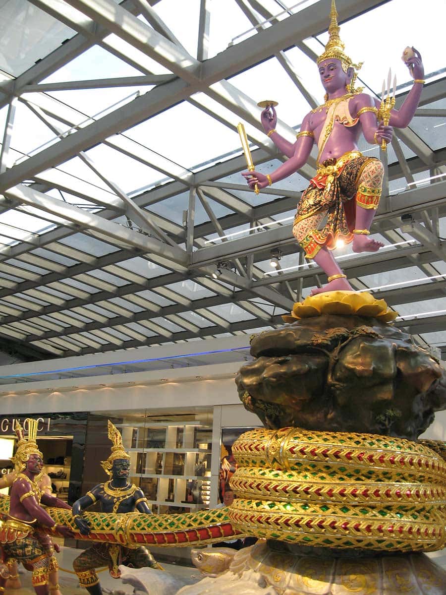 Vishnu atop a tortoise