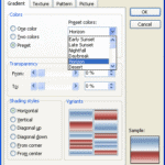 Add Gradient Fills to AutoShapes in PowerPoint 2003 and 2002 for Windows
