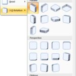 3-D Rotation Options for Shapes in PowerPoint 2007 for Windows