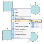 Grouping Slide Objects in PowerPoint 2003 and 2002 for Windows