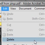 Deleting Slide Pages in Adobe Acrobat