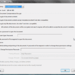 Password Protection for PDFs in Adobe Acrobat