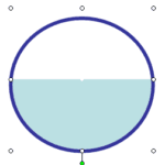 Creating a Half Circle in PowerPoint 2007 for Windows