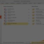 Open and Close Tabs of Backstage View in PowerPoint 2010 for Windows