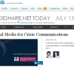 LinkedIn Today with SlideShare