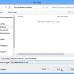 Reset, Export, and Import Ribbon Customizations in PowerPoint 2013 for Windows
