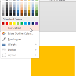 No Line for Shapes in PowerPoint 2013 for Windows
