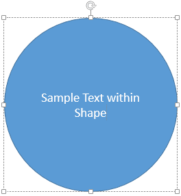 Learn PowerPoint 2013 for Windows: Text within Shapes