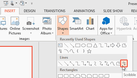 Learn PowerPoint 2013 for Windows: Drawing Freeform Lines