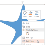 Learn PowerPoint 2013 for Windows: Edit Points for Shapes