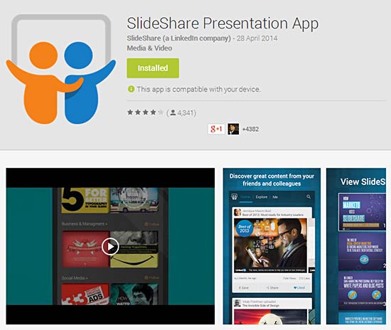 SlideShare’s Android App