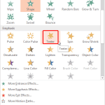 Change Animations in PowerPoint 2013 for Windows