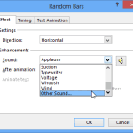 Animation Sounds in PowerPoint 2013 for Windows