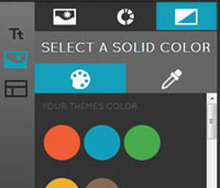 Insert Solid Color as slide background