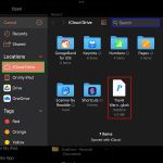 Working with iCloud in PowerPoint for iPad