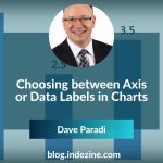 Choosing between Axis or Data Labels in Charts