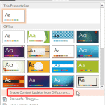 Missing Themes in PowerPoint 2013 for Windows