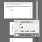 Add New Slide Layouts in PowerPoint 2016 for Windows