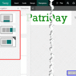 Navigation in Microsoft Sway