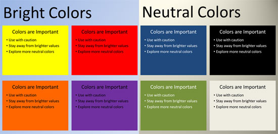 Solid Fills for Slide Backgrounds in PowerPoint 2016 for Windows
