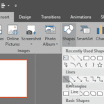 Formatting Lines for Shapes in PowerPoint 2016 for Windows