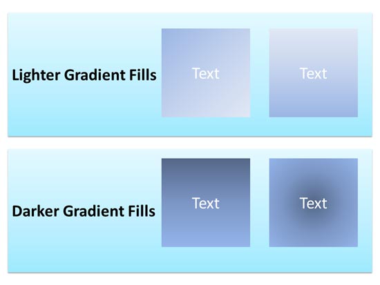 Gradient Color Powerpoint Add Gradient Fills to Shapes in PowerPoint 2016 for Windows