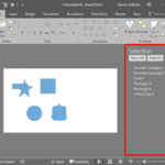 Select, Deselect, View, and Hide Shapes Using the Selection Pane in PowerPoint 2016 for Windows