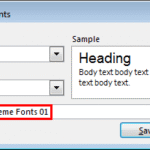 Create Your Own Theme Fonts Set in PowerPoint 2013 for Windows