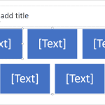 Inserting SmartArt in PowerPoint 2016 for Windows