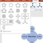 Change between SmartArt Graphic Layouts (Types) in PowerPoint 2016 for Windows