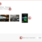 Insert Picture from OneDrive in PowerPoint 2016 for Windows