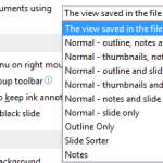 Advanced Program Options in PowerPoint 2013 for Windows