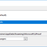 Disable, Enable, and Set the Default Custom Dictionary in PowerPoint 2016 for Windows