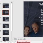 Language Options on the Status Bar in PowerPoint 2016 for Windows