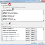 Translation Options in PowerPoint 2010 for Windows