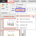Learn PowerPoint 2013 for Windows: Adding and Renaming Sections