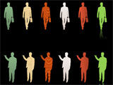 Businessman Silhouettes for PowerPoint – 01