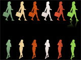 Businesswoman Silhouettes for PowerPoint – 01