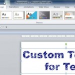 Learn PowerPoint 2010 for Windows: Using Custom Textures as Fill for Text