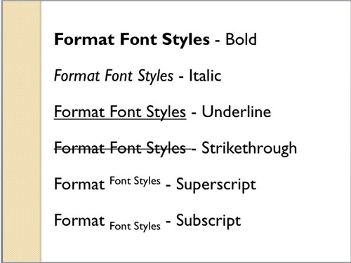 Learn PowerPoint 2011 for Mac: Format Font Styles