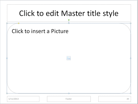 Learn PowerPoint 2010 for Windows: Formatting Picture Placeholders
