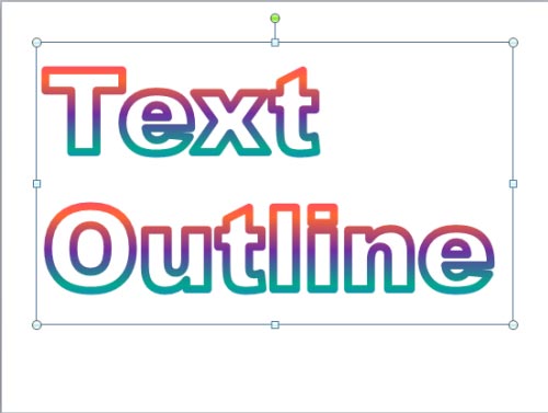 Learn PowerPoint 2013 for Windows: Gradient Outline for Text