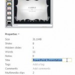 Learn PowerPoint 2010 for Windows: Properties of a Presentation
