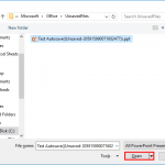 Learn how to recover a new presentation manually in PowerPoint 2016 for Windows