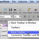Learn PowerPoint 2011 for Mac: Reset Toolbars and Menus