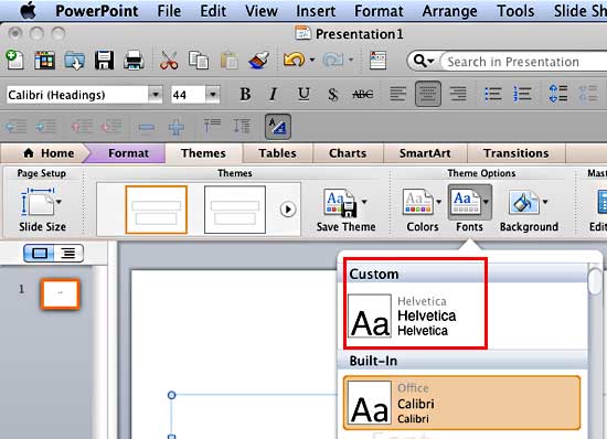 powerpoint custom theme